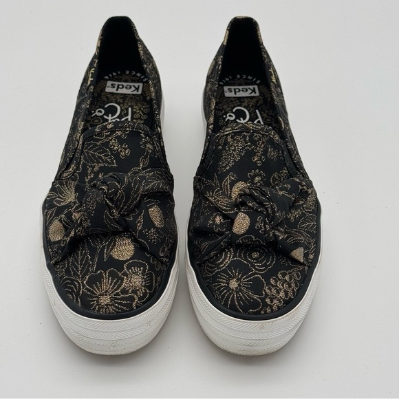 Keds X Rifle Paper Co Triple Decker Colette Jacquard Sneakers Slip On Shoes 6 - Picture 5 of 13